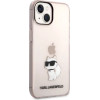 Karl Lagerfeld KLHCP14MHNCHTCP iPhone 14 Plus 6.7 pink/pink hardcase Ikonik Choupette - (KF001400-0)