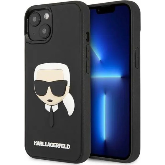 Karl Lagerfeld KLHCP14MKH3DBK iPhone 14 Plus 6.7 ''black / black hardcase 3D Rubber Karl's Head - (KF001246-0)