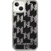 Karl Lagerfeld KLHCP14MLMNMK iPhone 14 Plus 6.7 hardcase black / black Liquid Glitter Monogram - (KF001162-0)