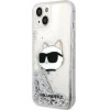 Karl Lagerfeld KLHCP14MLNHCCS iPhone 14 Plus 6.7 silver/silver hardcase Glitter Choupette Head - (KF001419-0)