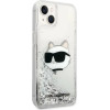 Karl Lagerfeld KLHCP14MLNHCCS iPhone 14 Plus 6.7 silver/silver hardcase Glitter Choupette Head - (KF001419-0)