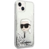 Karl Lagerfeld KLHCP14MLNKHCH iPhone 14 Plus 6.7 silver/silver hardcase Glitter Karl Head - (KF001416-0)