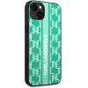 Karl Lagerfeld KLHCP14MPGKLSKN iPhone 14 Plus 6.7 hardcase green / green Monogram Stripe - (KF001082-0)