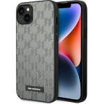 Karl Lagerfeld KLHCP14MSAKLHPG iPhone 14 Plus 6.7 hardcase gray / gray Saffiano Mono Metal Logo - (KF001098-0)