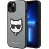 Karl Lagerfeld KLHCP14MSAPCHG iPhone 14 Plus 6,7'' hardcase srebrny/silver Saffiano Choupette Head Patch - (KF001138-0)