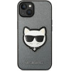 Karl Lagerfeld KLHCP14MSAPCHG iPhone 14 Plus 6,7'' hardcase srebrny/silver Saffiano Choupette Head Patch - (KF001138-0)