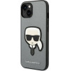 Karl Lagerfeld KLHCP14MSAPKHG iPhone 14 Plus 6,7'' srebrny/silver hardcase Saffiano Karl`s Head Patch - (KF001186-0)