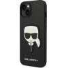 Karl Lagerfeld KLHCP14MSAPKHK iPhone 14 Plus 6,7'' czarny/black hardcase Saffiano Karl`s Head Patch - (KF001190-0)