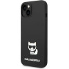 Karl Lagerfeld KLHCP14MSLCTBK iPhone 14 Plus 6.7 hardcase black / black Silicone Choupette Body - (KF001126-0)