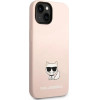 Karl Lagerfeld KLHCP14MSLCTPI iPhone 14 Plus 6.7 hardcase light pink / light pink Silicone Choupette Body - (KF001130-0)