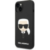 Karl Lagerfeld KLHCP14MSLKHBK iPhone 14 Plus 6.7 hardcase black / black Silicone Karl`s Head - (KF001170-0)