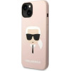 Karl Lagerfeld KLHCP14MSLKHLP iPhone 14 Plus 6.7 ''hardcase pink / pink Silicone Karl's Head - (KF001174-0)