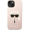 Karl Lagerfeld KLHCP14MSLKHLP iPhone 14 Plus 6.7 ''hardcase pink / pink Silicone Karl's Head - (KF001174-0)