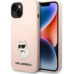 Karl Lagerfeld KLHCP14MSNCHBCP iPhone 14 Plus 6.7 hardcase pink/pink Silicone Choupette - (KF001413-0)