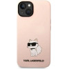 Karl Lagerfeld KLHCP14MSNCHBCP iPhone 14 Plus 6.7 hardcase pink/pink Silicone Choupette - (KF001413-0)