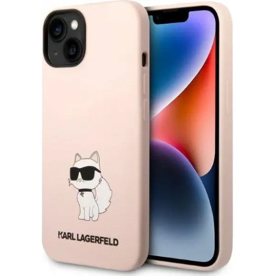 Karl Lagerfeld KLHCP14MSNCHBCP iPhone 14 Plus 6.7 hardcase pink/pink Silicone Choupette - (KF001413-0)
