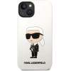 Karl Lagerfeld KLHCP14MSNIKBCH iPhone 14 Plus 6.7 hardcase white/white Silicone Ikonik - (KF001404-0)