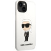 Karl Lagerfeld KLHCP14MSNIKBCH iPhone 14 Plus 6.7 hardcase white/white Silicone Ikonik - (KF001404-0)