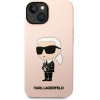 Karl Lagerfeld KLHCP14MSNIKBCP iPhone 14 Plus 6.7 hardcase pink/pink Silicone Ikonik - (KF001410-0)