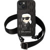 Karl Lagerfeld KLHCP14MSTKMK iPhone 14 Plus 6.7 black/black hardcase Monogram Ikonik Patch - (KF001428-0)