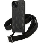 Karl Lagerfeld KLHCP14MSTMK iPhone 14 Plus 6.7 hardcase black/black Monogram Plaque Logo Strap - (KF001110-0)