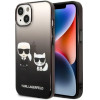 Karl Lagerfeld KLHCP14MTGKCK iPhone 14 Plus 6,7 hardcase black / black Gradient Ikonik Karl & Choupette - (KF001234-0)