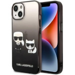 Karl Lagerfeld KLHCP14MTGKCK iPhone 14 Plus 6,7 hardcase black / black Gradient Ikonik Karl & Choupette - (KF001234-0)