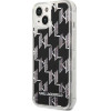 Karl Lagerfeld KLHCP14SLMNMK iPhone 14 6.1 hardcase black / black Liquid Glitter Monogram - (KF001161-0)