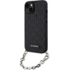 Karl Lagerfeld KLHCP14SSACKLHPK iPhone 14 6.1'' black/black hardcase Saffiano Monogram Chain - (KF001639-0)