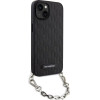 Karl Lagerfeld KLHCP14SSACKLHPK iPhone 14 6.1'' black/black hardcase Saffiano Monogram Chain - (KF001639-0)