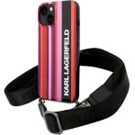 Karl Lagerfeld KLHCP14SSTSTP iPhone 14 6.1 hardcase pink / pink Color Stripes Strap - (KF001113-0)