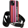 Karl Lagerfeld KLHCP14SSTSTP iPhone 14 6.1 hardcase pink / pink Color Stripes Strap - (KF001113-0)