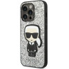 Karl Lagerfeld KLHCP14XGFKPG iPhone 14 Pro Max 6.7 hardcase silver / silver Glitter Flakes Ikonik - (KF001184-0)