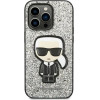 Karl Lagerfeld KLHCP14XGFKPG iPhone 14 Pro Max 6.7 hardcase silver / silver Glitter Flakes Ikonik - (KF001184-0)