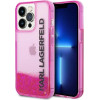 Karl Lagerfeld KLHCP14XLCKVF iPhone 14 Pro Max 6.7 pink / pink hardcase Liquid Glitter Elong - (KF001224-0)