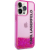Karl Lagerfeld KLHCP14XLCKVF iPhone 14 Pro Max 6.7 pink / pink hardcase Liquid Glitter Elong - (KF001224-0)