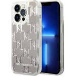 Karl Lagerfeld KLHCP14XLMNMS iPhone 14 Pro Max 6.7 hardcase silver / silver Liquid Glitter Monogram - (KF001168-0)