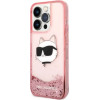 Karl Lagerfeld KLHCP14XLNCHCP iPhone 14 Pro Max 6.7 pink/pink hardcase Glitter Choupette Head - (KF001423-0)