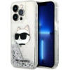 Karl Lagerfeld KLHCP14XLNHCS iPhone 14 Pro Max 6.7'' silver/silver hardcase Glitter Choupette Head - (KF001421-0)