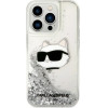 Karl Lagerfeld KLHCP14XLNHCS iPhone 14 Pro Max 6.7'' silver/silver hardcase Glitter Choupette Head - (KF001421-0)