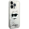 Karl Lagerfeld KLHCP14XLNHCS iPhone 14 Pro Max 6.7'' silver/silver hardcase Glitter Choupette Head - (KF001421-0)