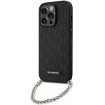 Karl Lagerfeld KLHCP14XSACKLHPK iPhone 14 Pro Max 6.7'' black/black hardcase Saffiano Monogram Chain - (KF001641-0)