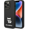 Karl Lagerfeld KLHCP14XSLCTBK iPhone 14 Pro Max 6.7 hardcase black / black Silicone Choupette Body - (KF001128-0)
