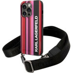 Karl Lagerfeld KLHCP14XSTSTP iPhone 14 Pro Max 6.7 hardcase pink / pink Color Stripes Strap - (KF001116-0)