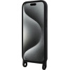 Karl Lagerfeld KLHCP15SSCBSCNK iPhone 15 6.1 hardcase black/black Crossbody Silicone Choupette - (KF001816-0)
