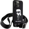 Karl Lagerfeld KLHCP15XSCBSKNK iPhone 15 Pro Max 6.7 hardcase black/black Crossbody Silicone Ikonik - (KF001815-0)