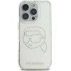 Karl Lagerfeld KLHCP16XHKHDCELT iPhone 16 Pro Max 6.9 transparent hardcase IML Rhinestones Karl Head - (KF002450-0)