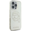 Karl Lagerfeld KLHCP16XHKHDCELT iPhone 16 Pro Max 6.9 transparent hardcase IML Rhinestones Karl Head - (KF002450-0)