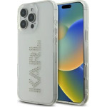 Karl Lagerfeld KLHCP16XHKLSTDCT iPhone 16 Pro Max 6.9 Clear Hard Case IML Rhinestones Logo - (KF002448-0)