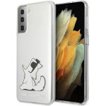Karl Lagerfeld KLHCS21MCFNRC S21+ G996 hardcase transparent Choupette Fun - (KF000520-0)